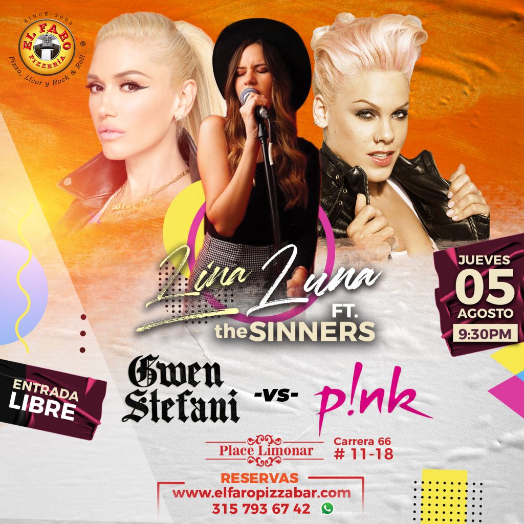 Lina Luna Gwen Steffani Vs Pink Live 5 De Agosto El Faro